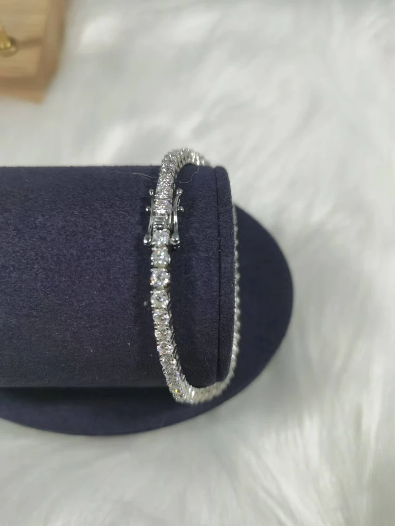 南非18A u手链 满镶密镶满钻手链.Q