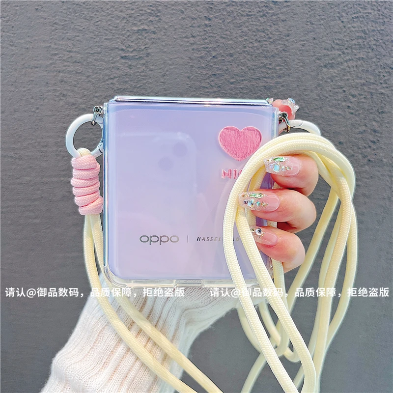 (OPPOfindN2flip系列)折叠五金挂扣壳适用OPPOfindN2flip手机壳潮