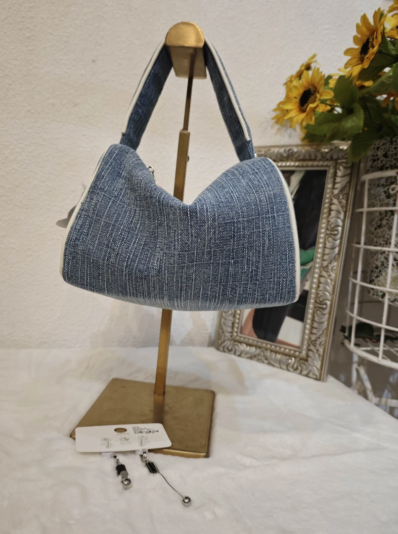 《ANLI STUDIO》牛仔蓝色时尚百搭女包