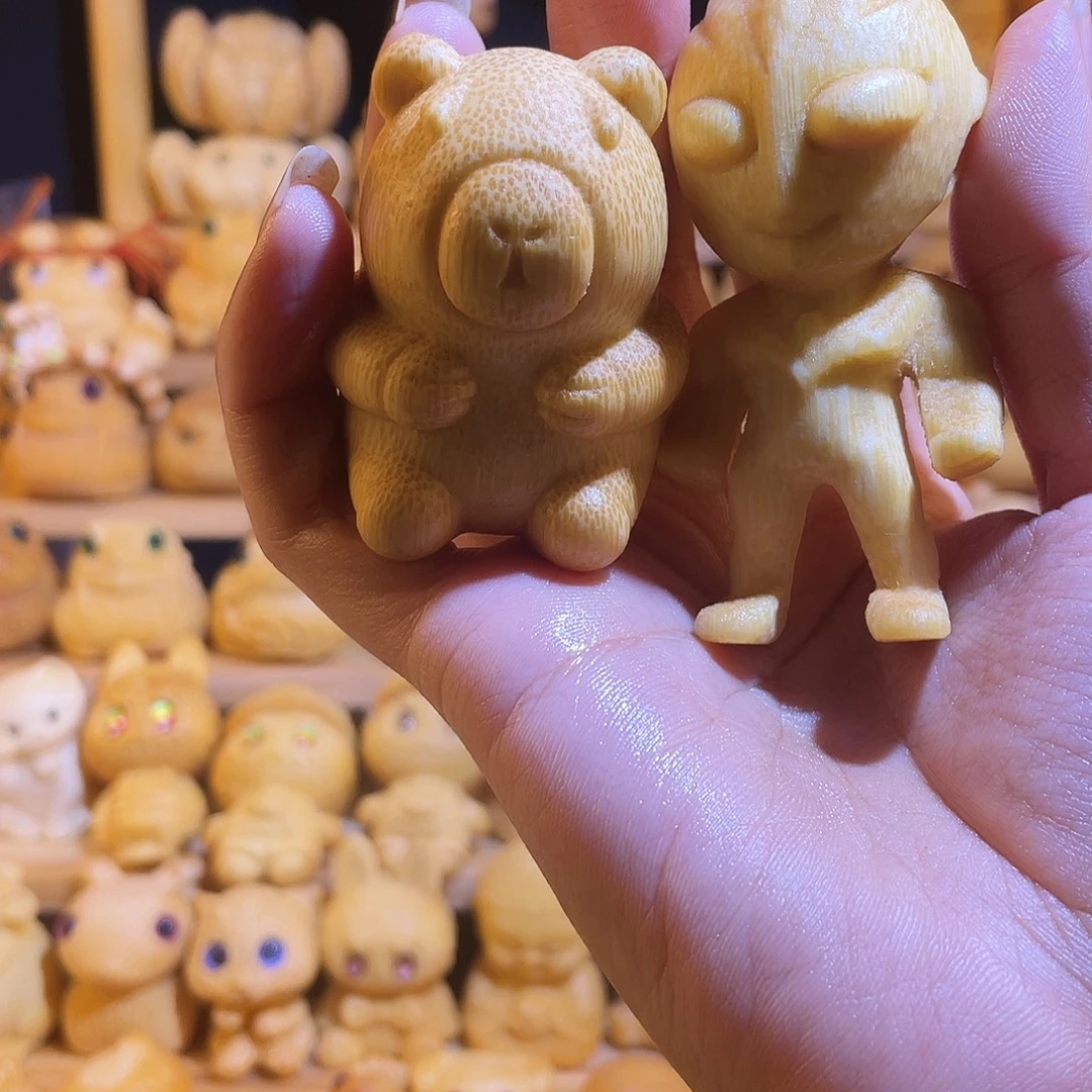 梦***蕊竹制品卡皮 奥特曼黄油手套刷