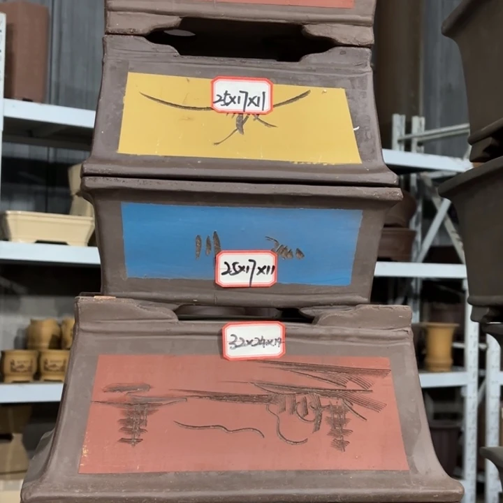 紫砂花盆100-5。