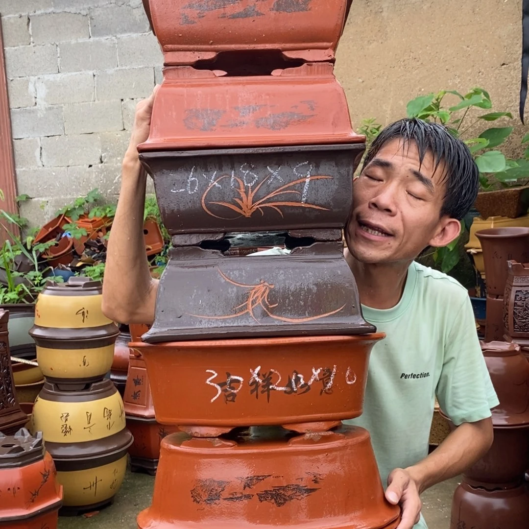 紫砂花盆紫砂壶的时候我