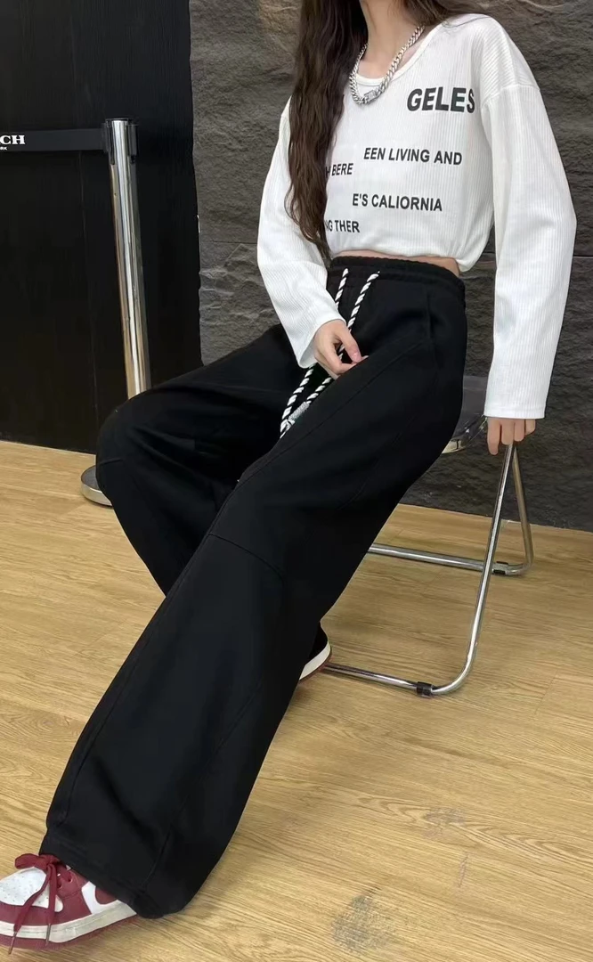 803春款 阔腿裤 宽松显瘦卫裤休闲裤