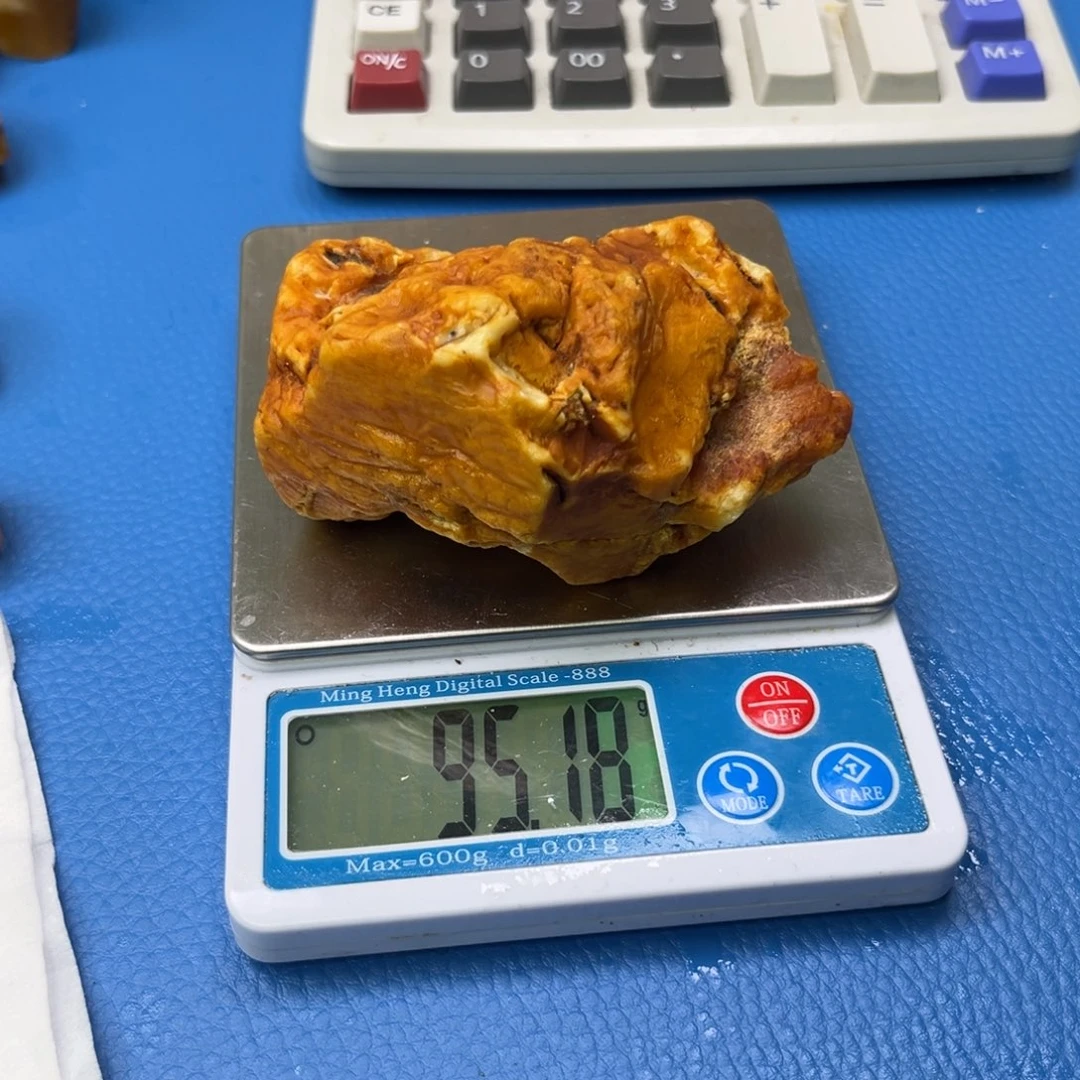 定制琥珀未镶嵌蜜蜡原石不退不换