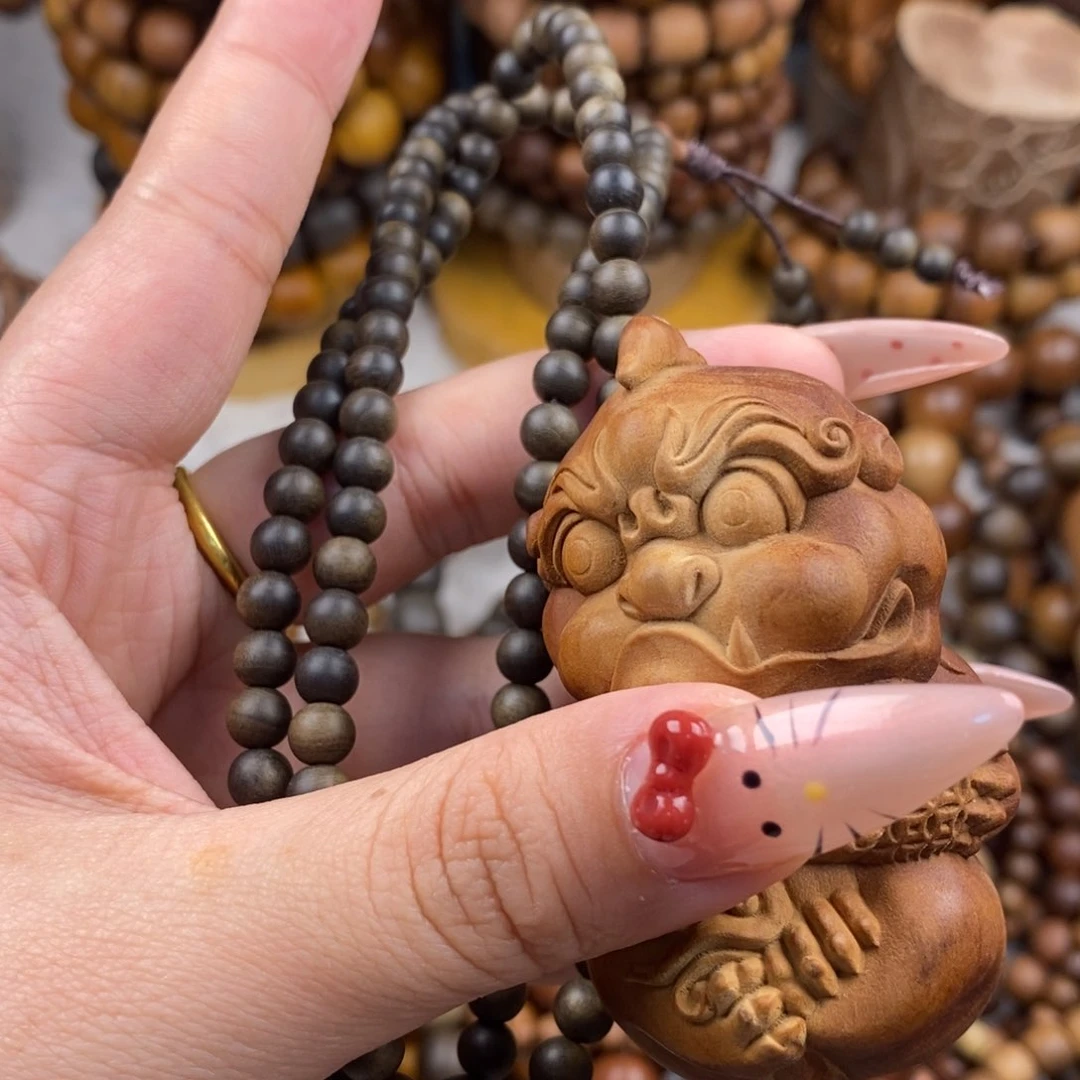 檀香木手串/手链摆件奶香，0.6药香