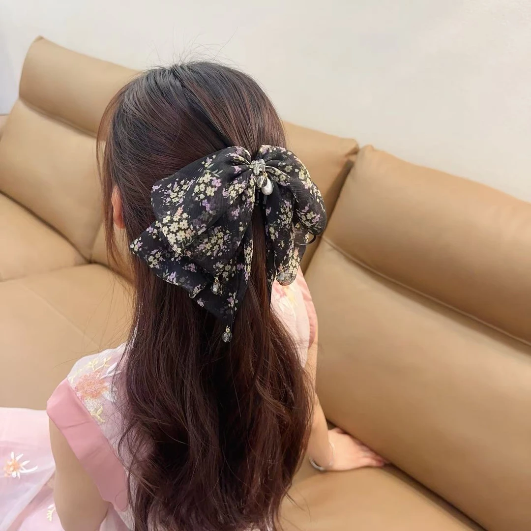 （仲夏夜之梦系列）发夹韩版发卡水晶抓夹女百搭法式饰品复古港风29