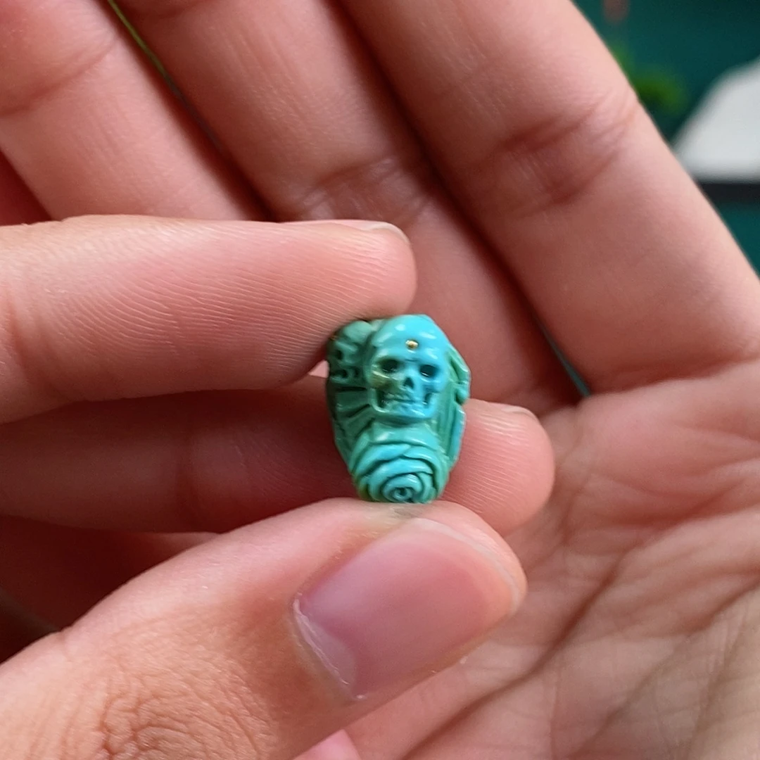 绿松石珠宝奇石未镶嵌