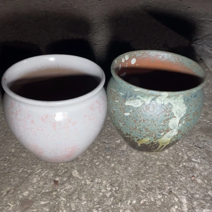 花盆紫砂口19高18瑕疵瑕疵