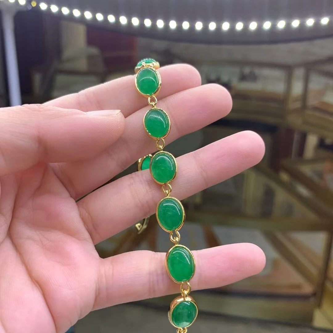 合金手链 4302绿色手链