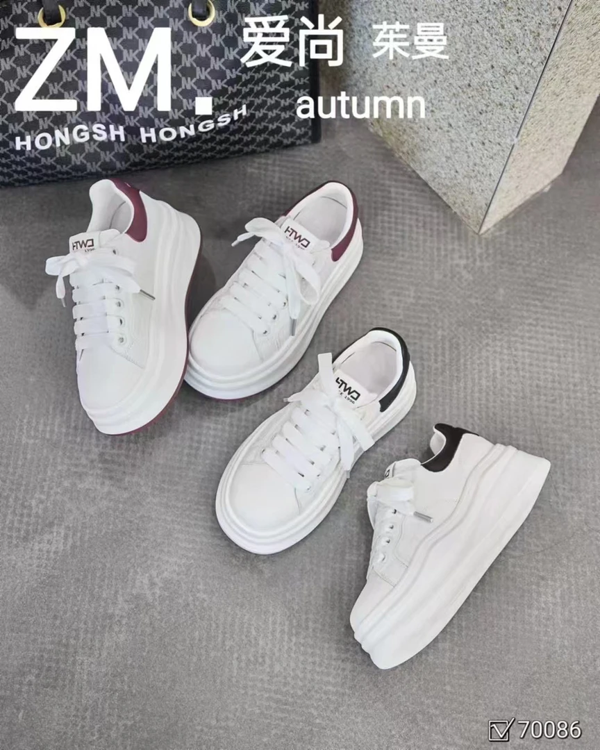 休闲时尚 百搭真皮 麦坤鞋