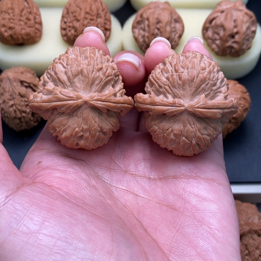 吊坠文玩核桃闷白42