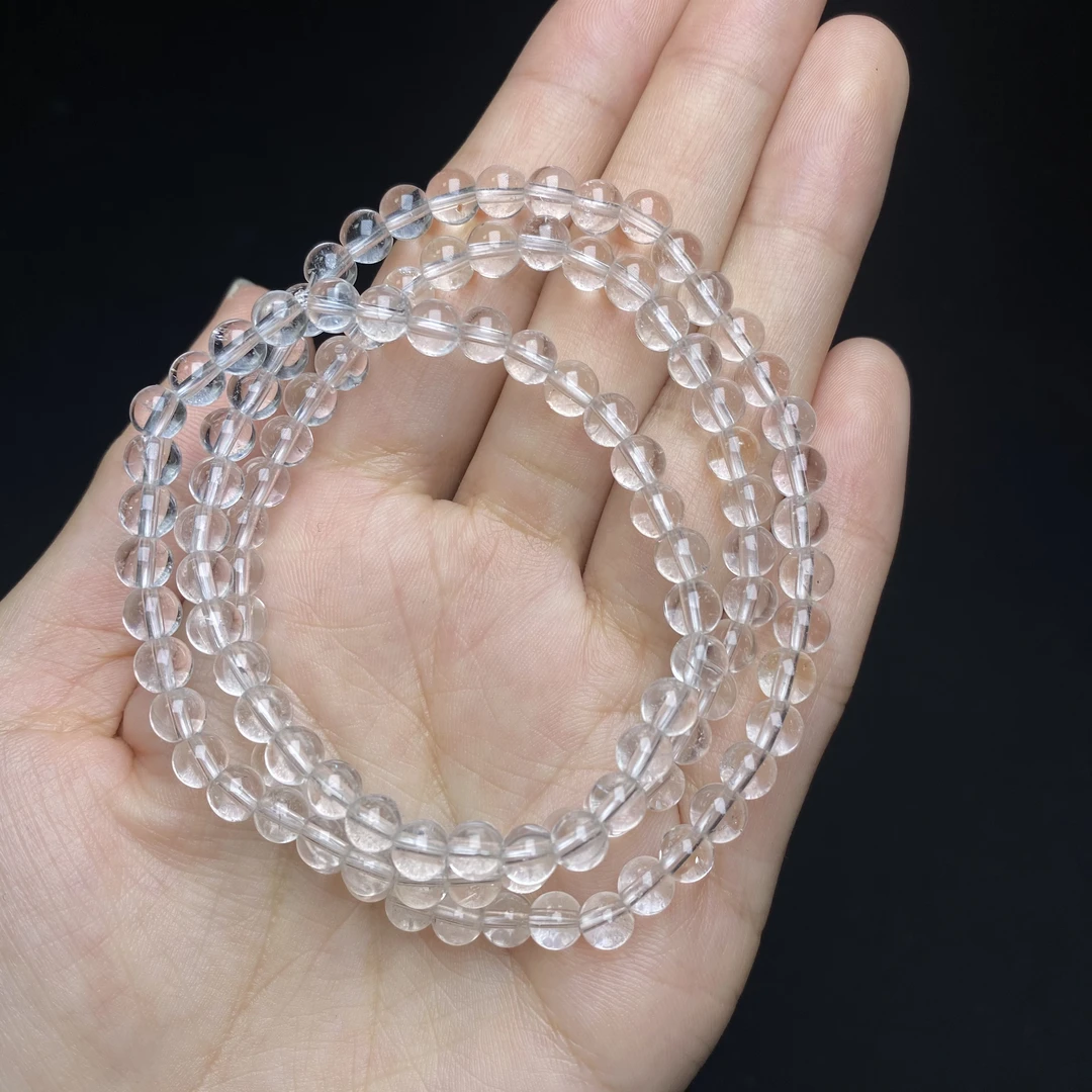 y244 利姆利亚白水晶多圈手链多样性发一