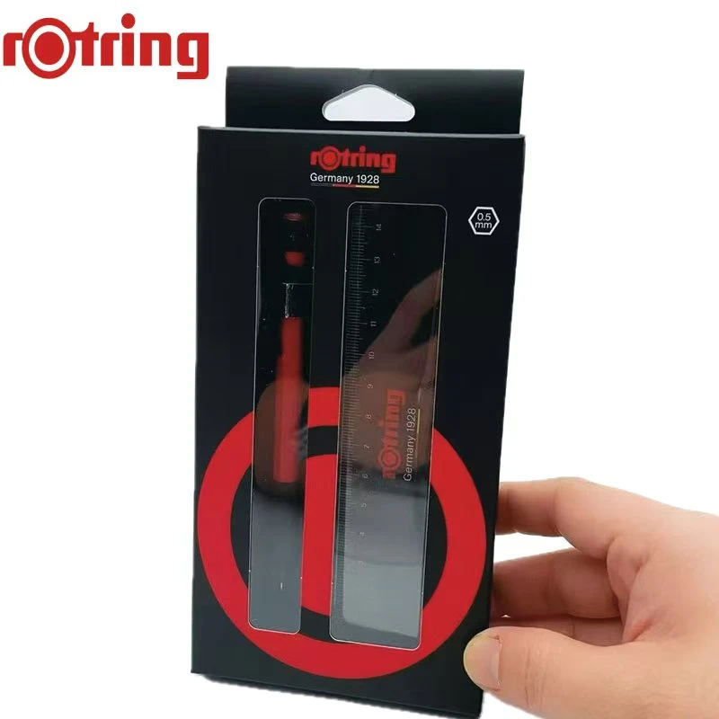 德国Rotring红环500自动铅笔0.5mm绘图绘画低重心不断芯礼盒套装