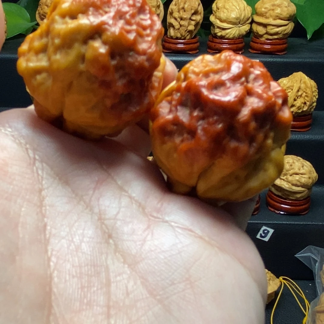 把件文玩核桃38火焰金蟾
