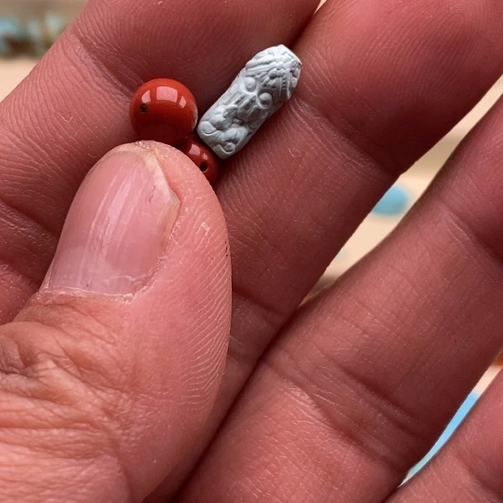 南红玛瑙发饰未镶嵌