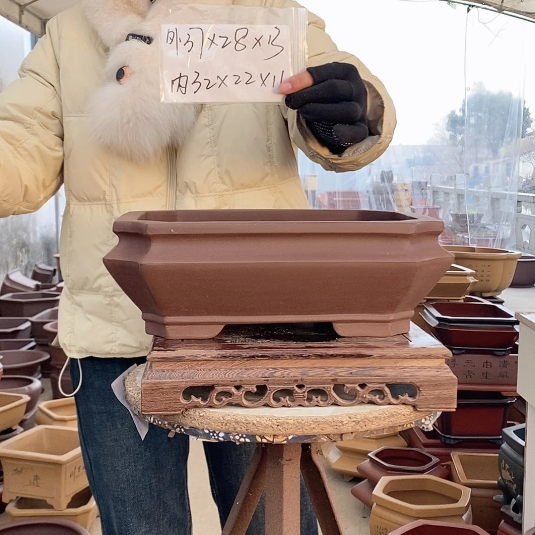 紫砂花盆紫砂花盆