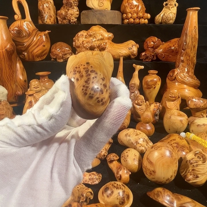 柏木（崖柏）鱼*斋崖柏手工制作 脚丫