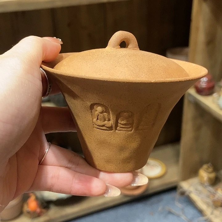 柴烧老岩泥高端茶器