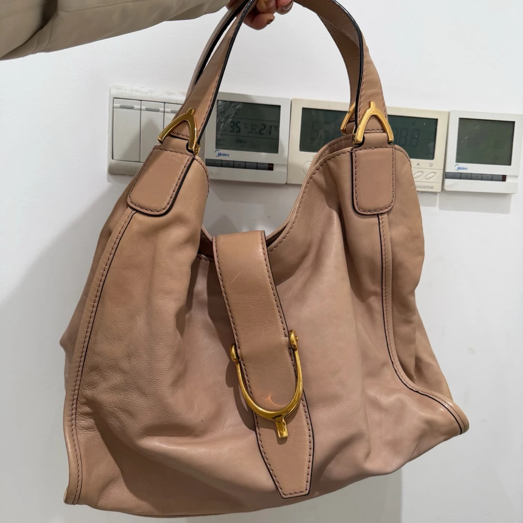 95新 GUCCI/古驰 95新 全皮腋下包