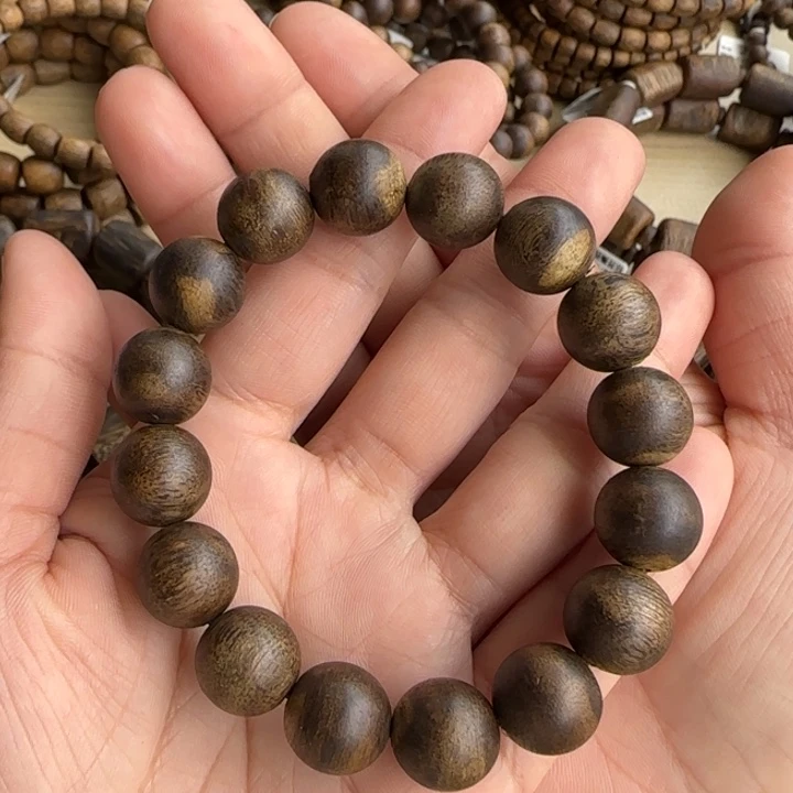 沉香手串金沙叶多样性发货一条卡13-14克