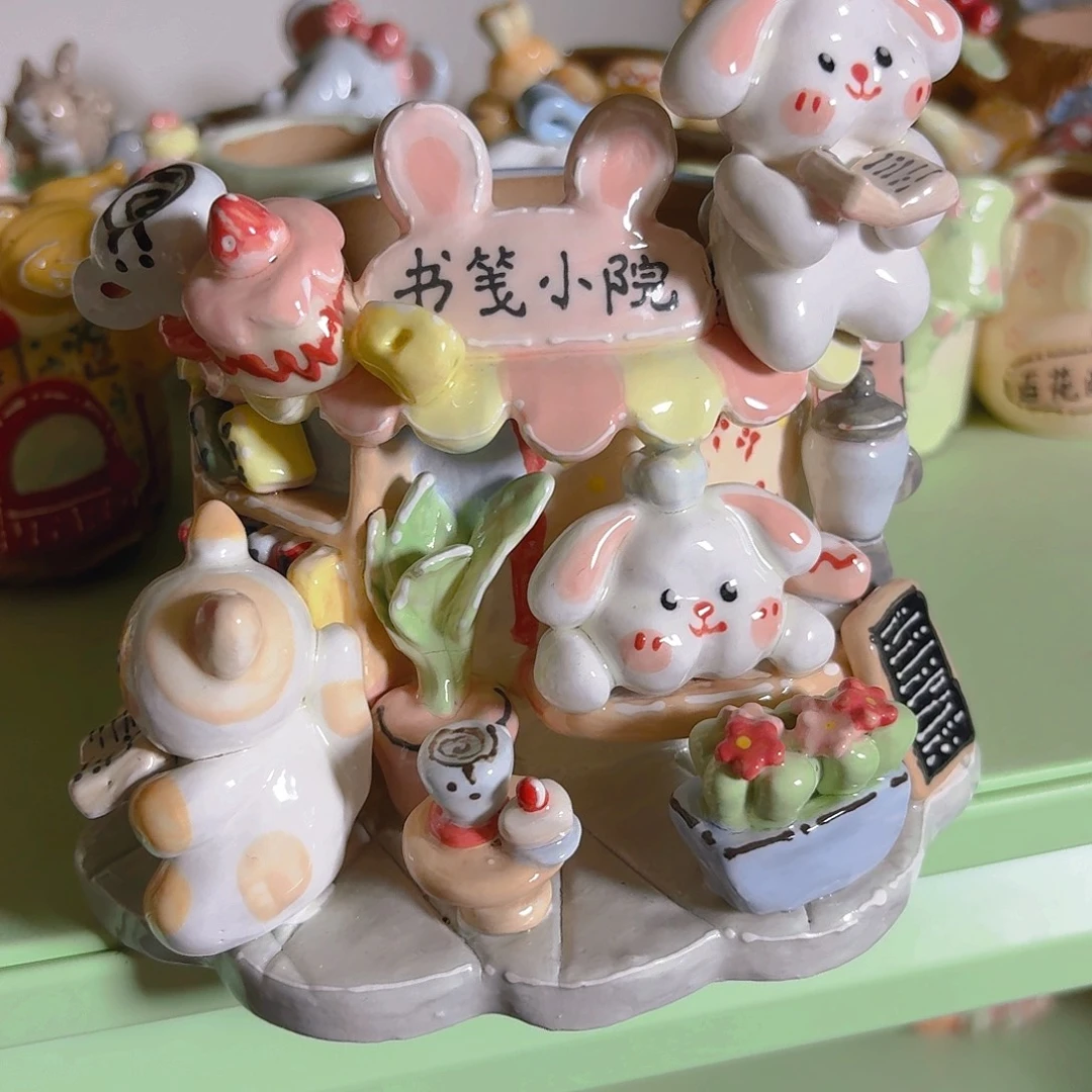 老梧家的手工陶瓷多肉花盆