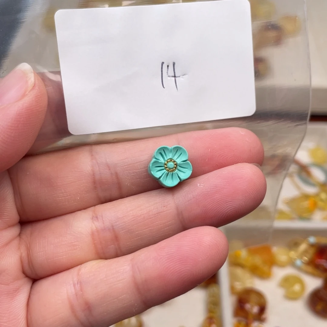 琥珀未镶嵌裸石14，