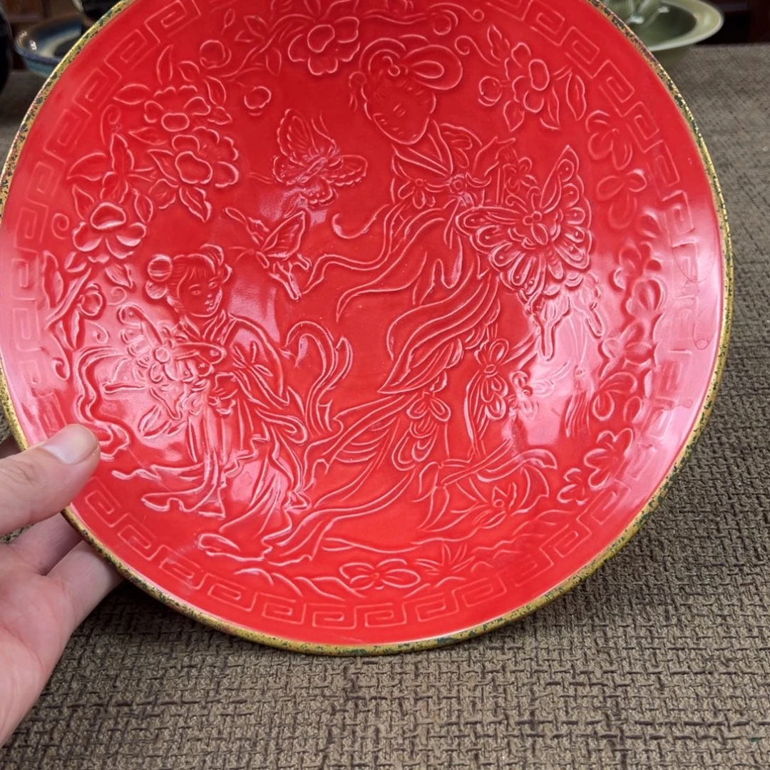 瓷片正能量瓷器摆件