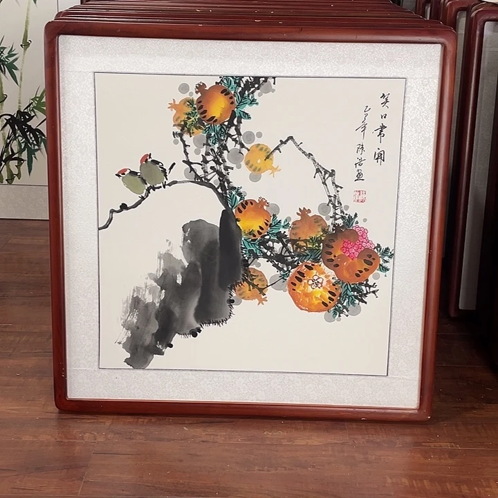 国画带框尺寸63*63厘米