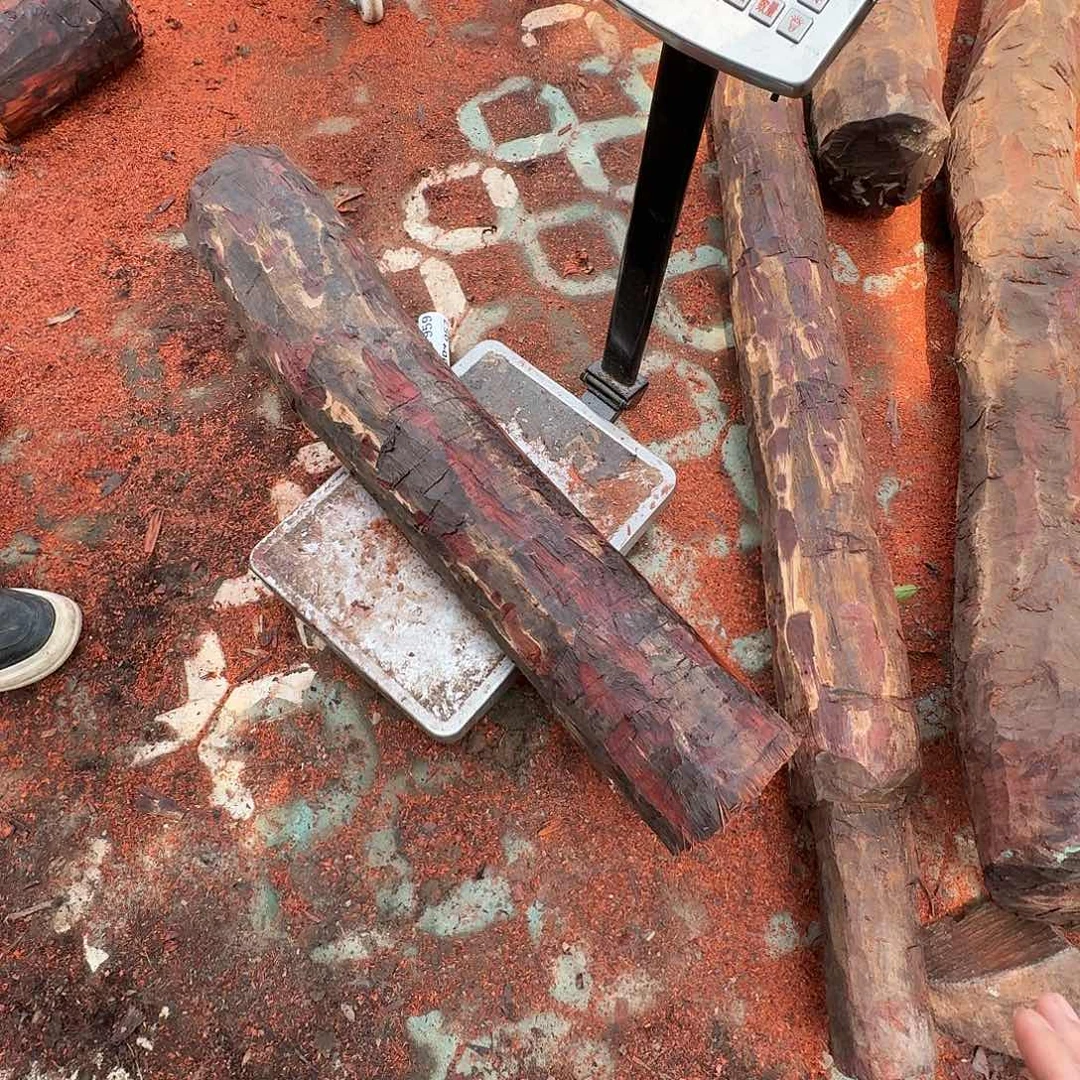 染料紫檀（血檀）瓦*957