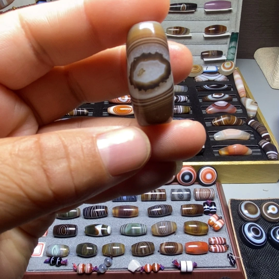 玛瑙/玉髓合金珠宝半成品