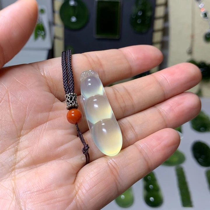 岫玉颈饰未镶嵌2***日吊坠