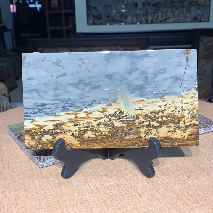 ，广西国画石摆件，收藏观赏