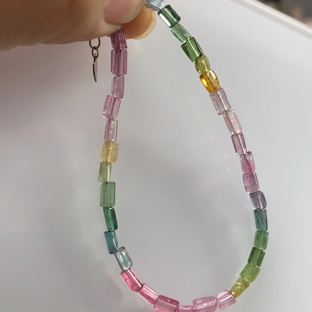 未镶嵌碧玺手链手链