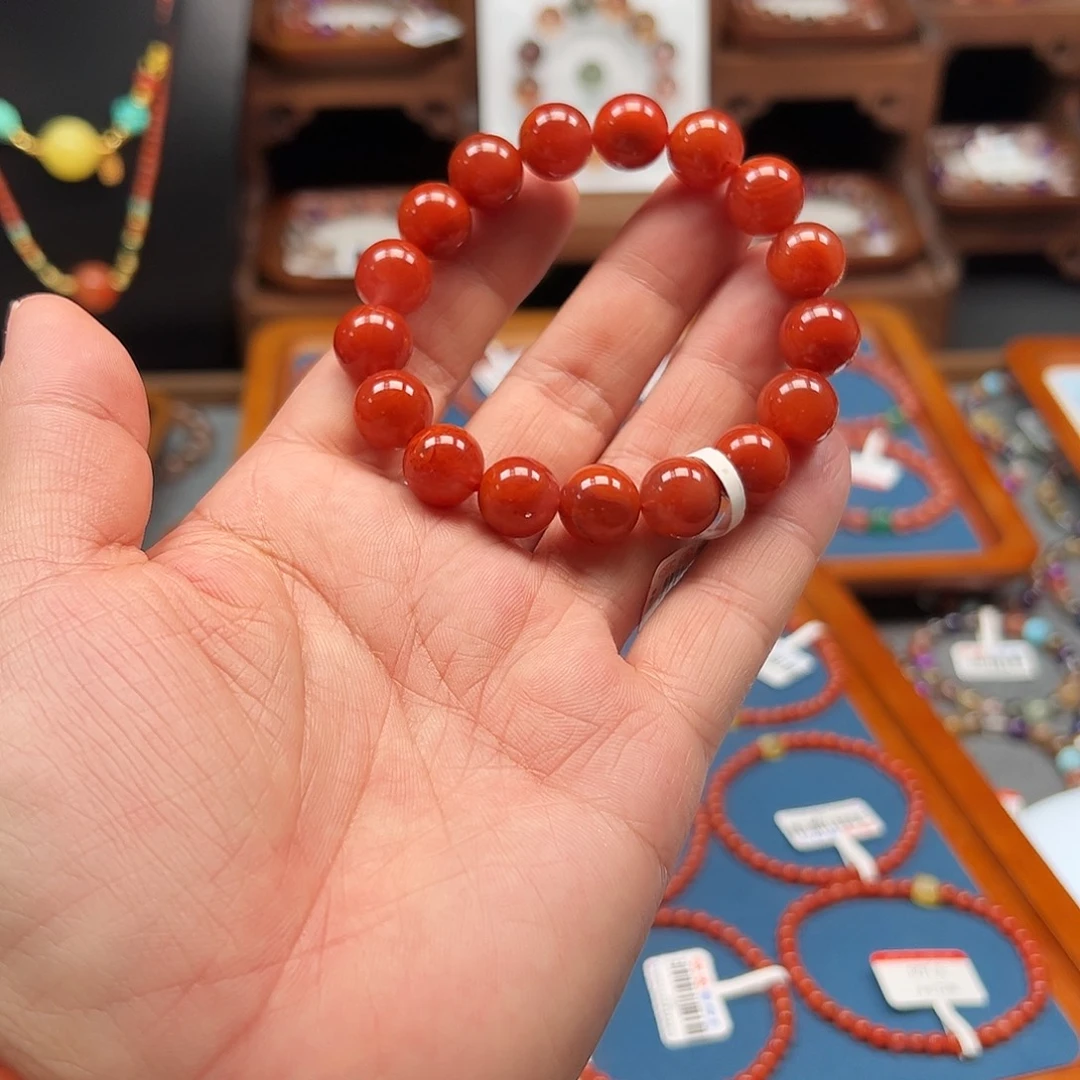 鳳***飛南红玛瑙未镶嵌手链