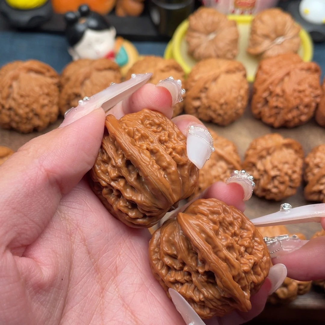 迪***子文玩核桃把件全品汉高楼39