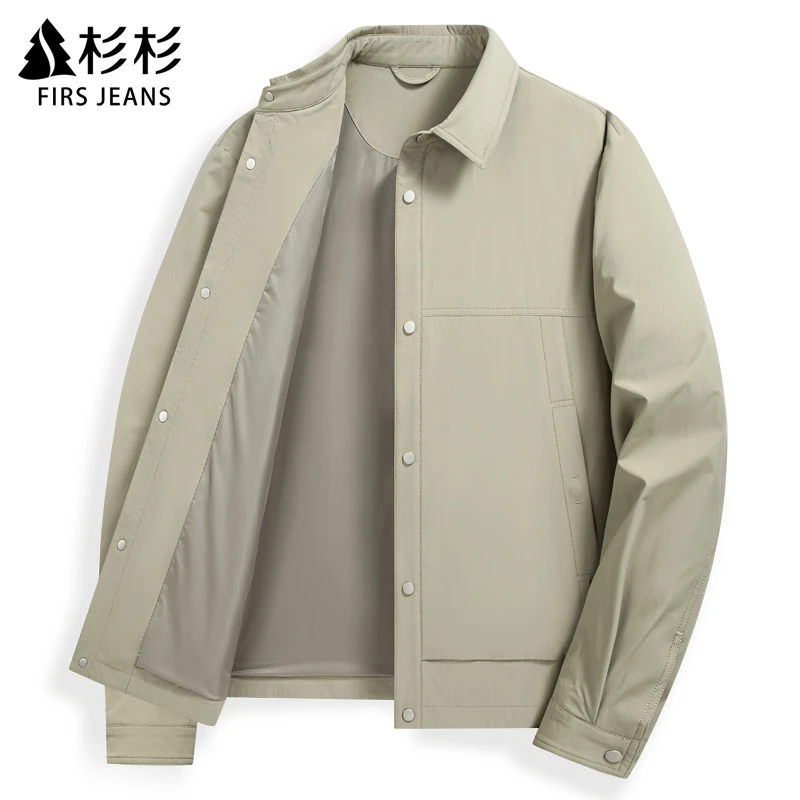 FIRS JEANS杉杉短款外套男款秋冬款男士潮牌宽松工装夹克男装秋季