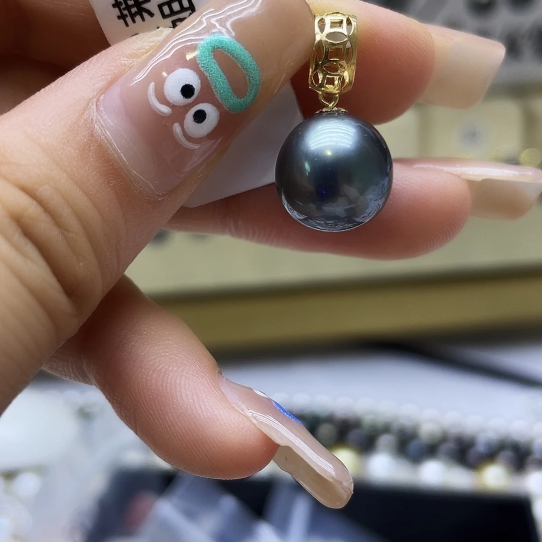 海水珍珠18K金镶嵌颈饰