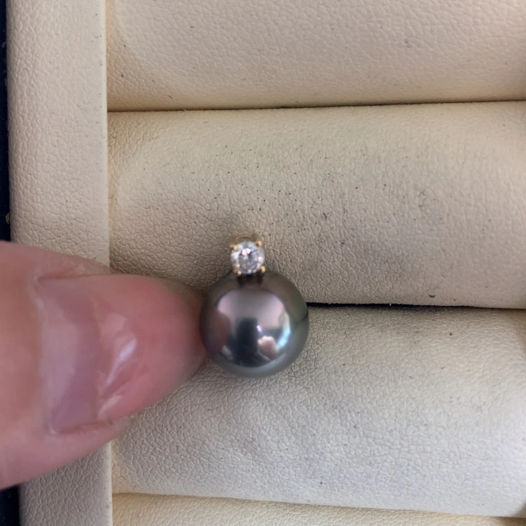海水珍珠18K金镶嵌颈饰