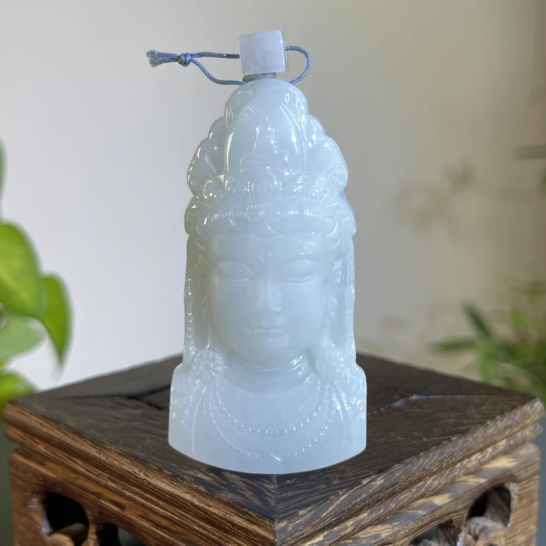 JTA17-126 天然缅甸A货翡翠 出人头地