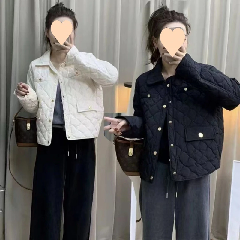 短款轻薄百搭棉服女年秋冬季新款时尚小香风小个子棉衣外套潮