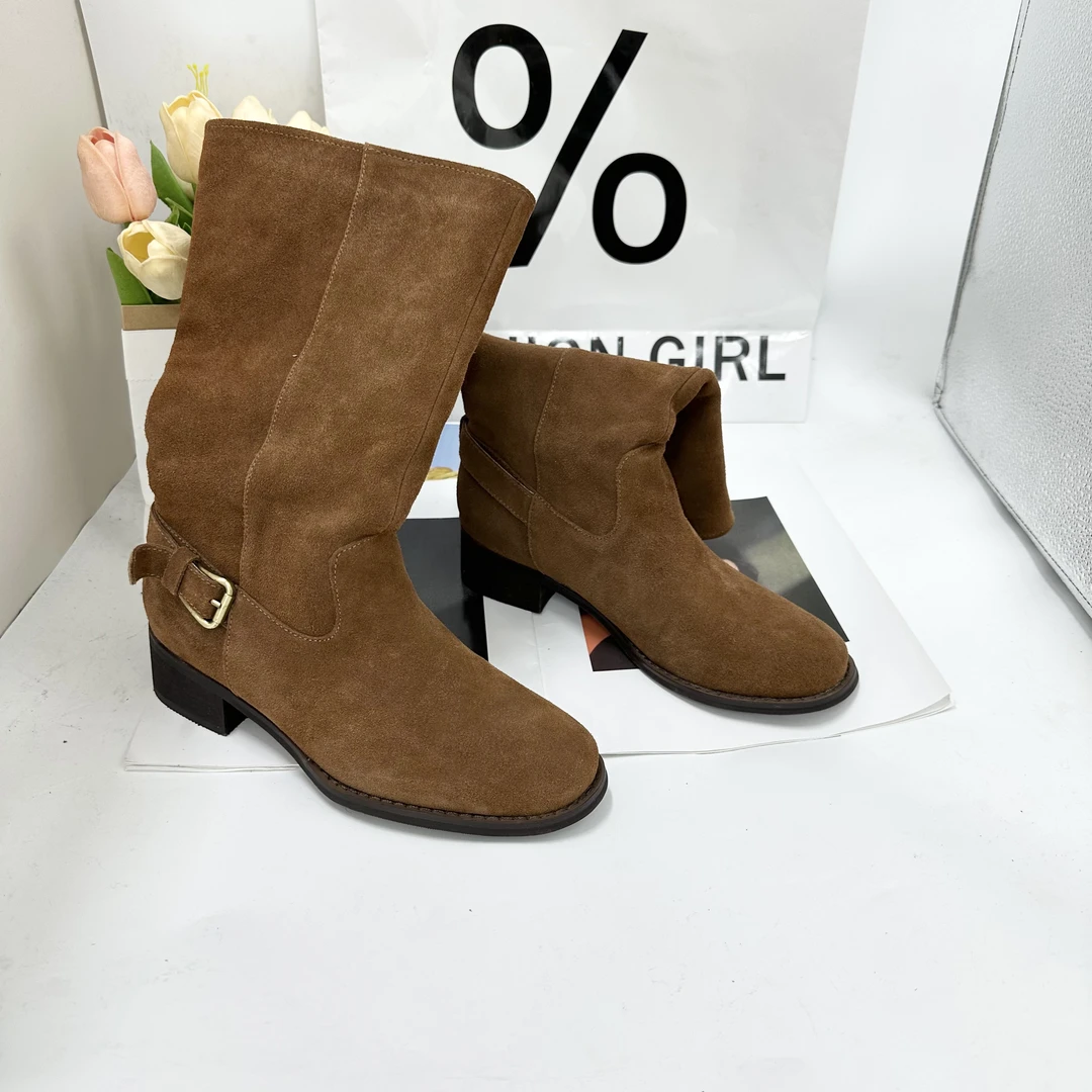 新款气质休闲百搭女士长靴A/DDW/9209