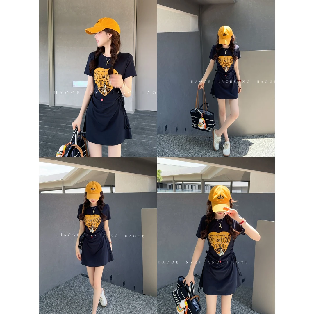 浩哥严选●夏日冰果HGX5LYQ1840A连衣裙预时尚显瘦夏季小众设计感