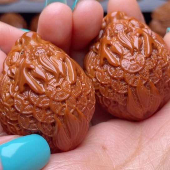 吊坠橄榄核金币龙龟手球3.5