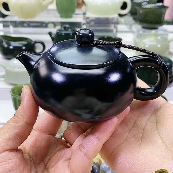 未镶嵌和田玉挂件茶壶