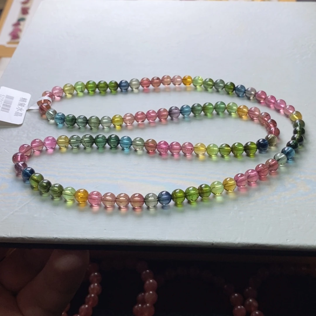 碧玺碧玺手链未镶嵌