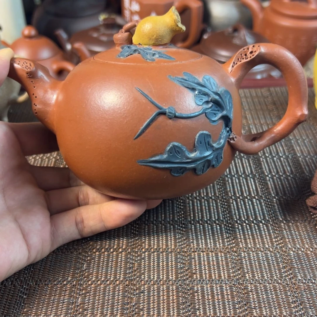 紫砂茶壶宜兴原矿紫砂壶300毫升容量