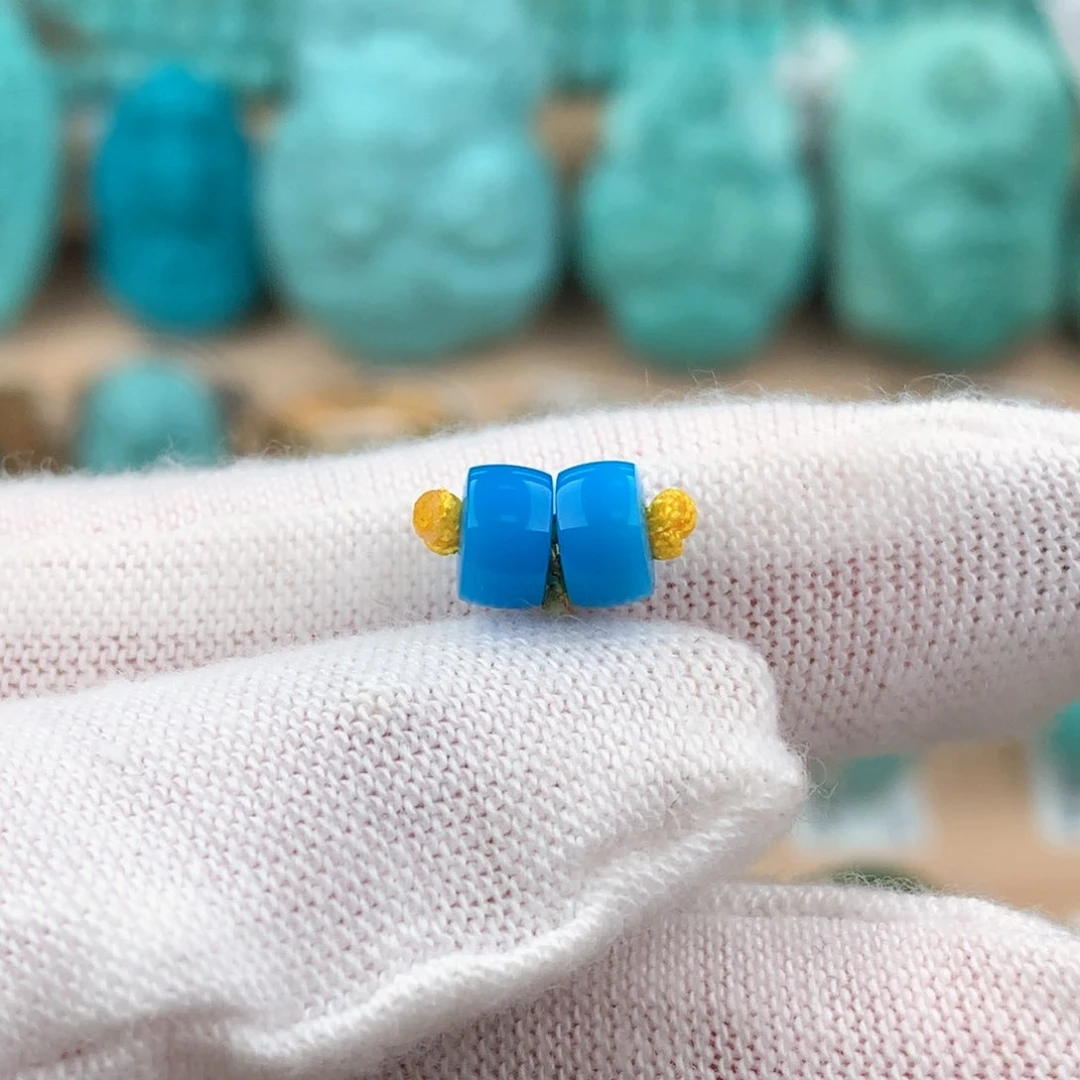 绿松石配饰未镶嵌卡5.6