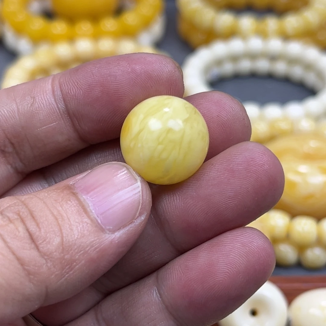 琥珀未镶嵌手串特价17.5mm