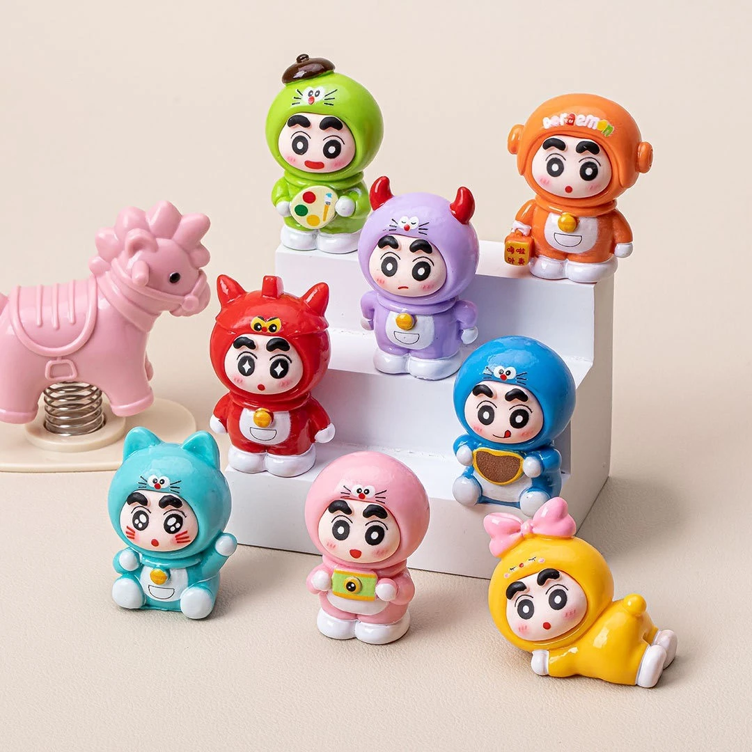 【直播拆 哆啦小新】DIY树脂摆件