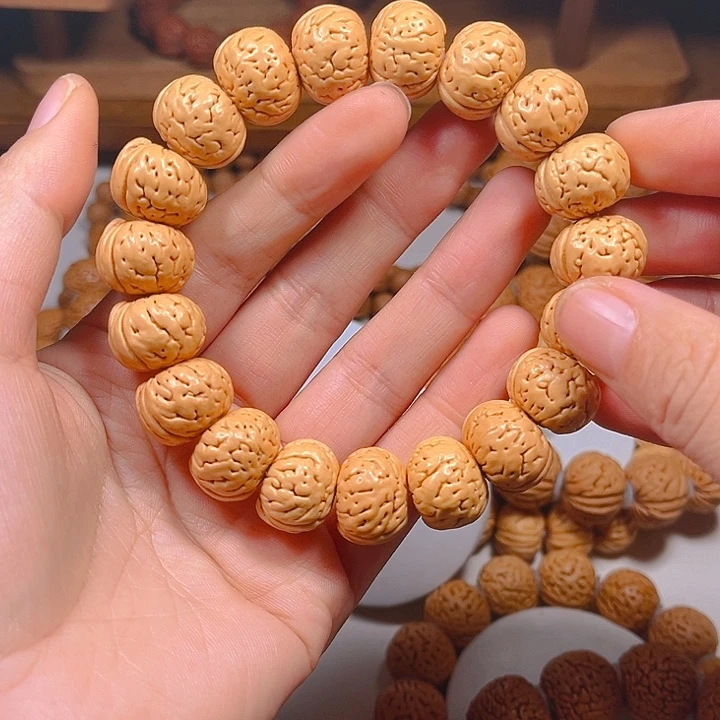 回***往吊坠桃核桃核纽扣